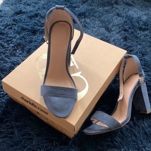 Suede heeled Sandal